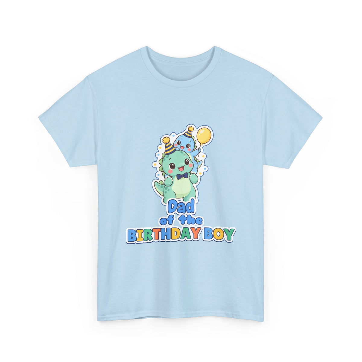 Dad of the Birthday Boy Dino birthday shirt – Gildan tee by Happywear