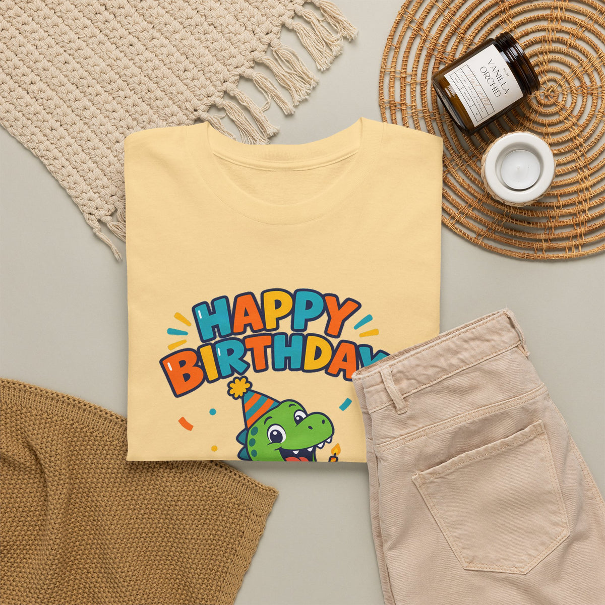 Personalized Dinosaur Birthday Shirt – Add Name & Age