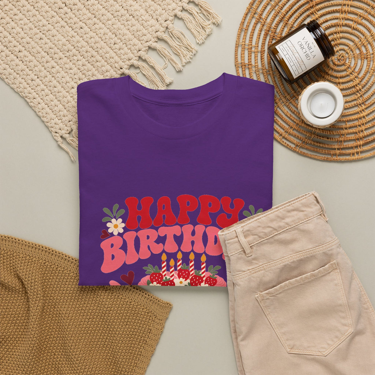 Strawberry Happy Birthday Tee