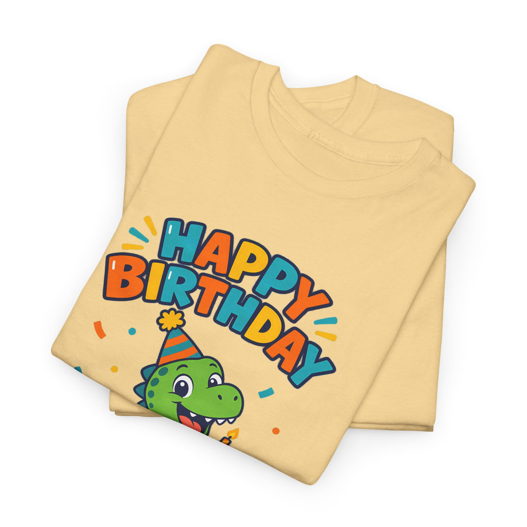 Personalized Dinosaur Birthday Shirt – Add Name & Age