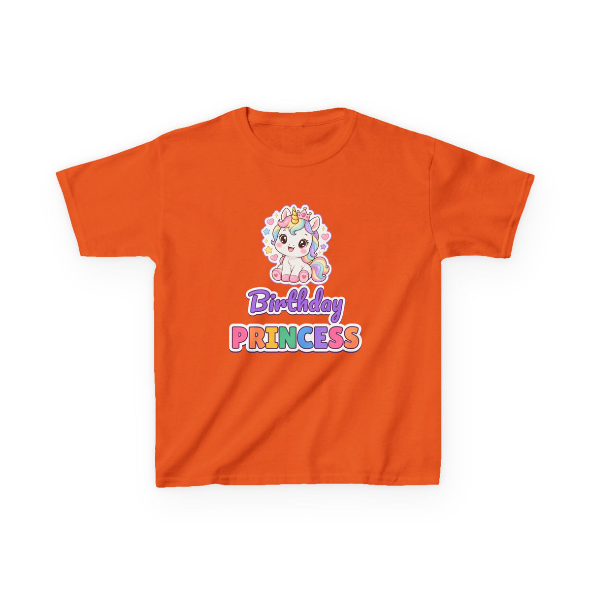 Birthday Princess Unicorn birthday shirt – kids Gildan tee by Happywear