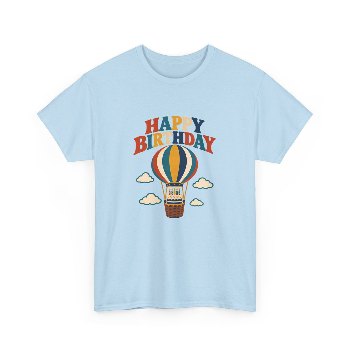 Hot Air Balloon Happy Birthday Tee