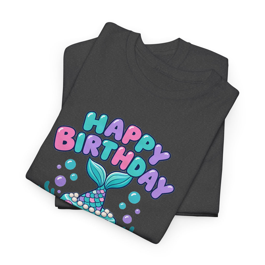 Personalized Mermaid Birthday Shirt – Add Name & Age