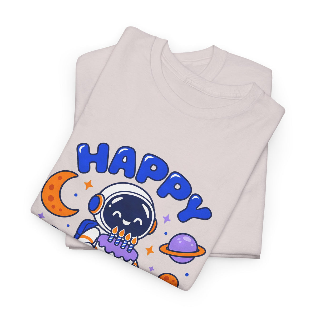 Space Astronaut Happy Birthday Tee