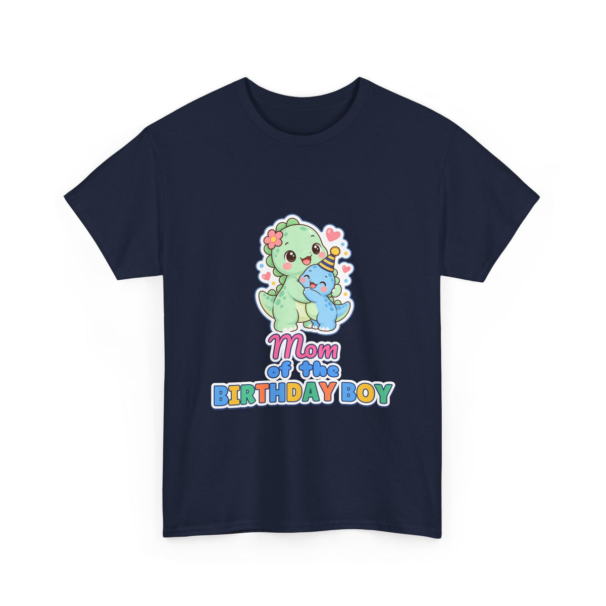 Mom of the Birthday Boy Dino birthday shirt – Gildan tee by Happywear