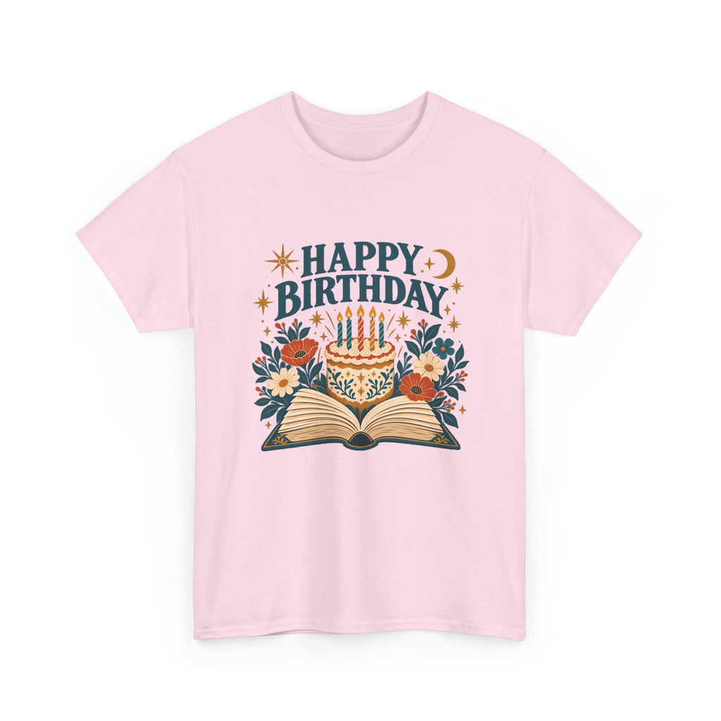 Book Lover Happy Birthday Tee