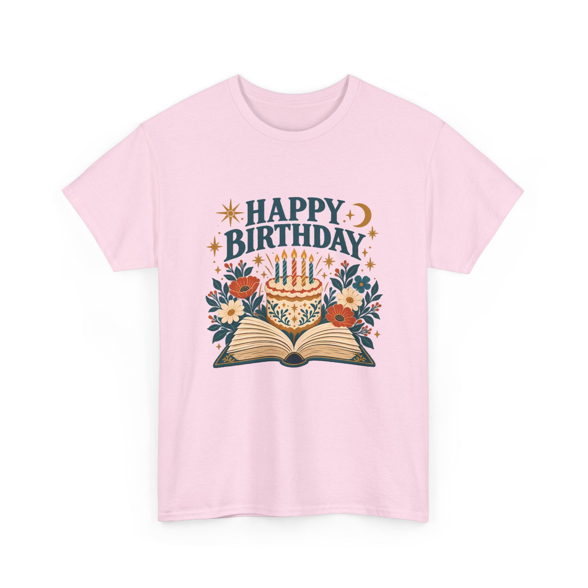 Book Lover Happy Birthday Tee