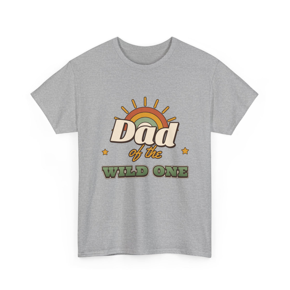 Dad of the Wild One birthday shirt – Gildan tee by Happywear