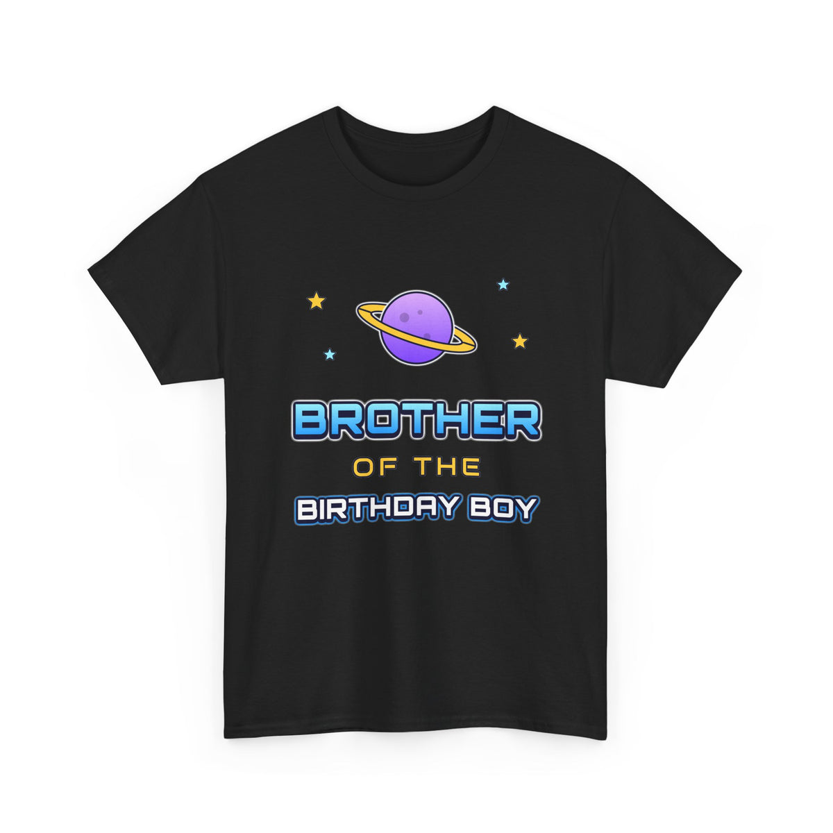 Brother of the Birthday Boy Space birthday shirt – Gildan tee by Happywear