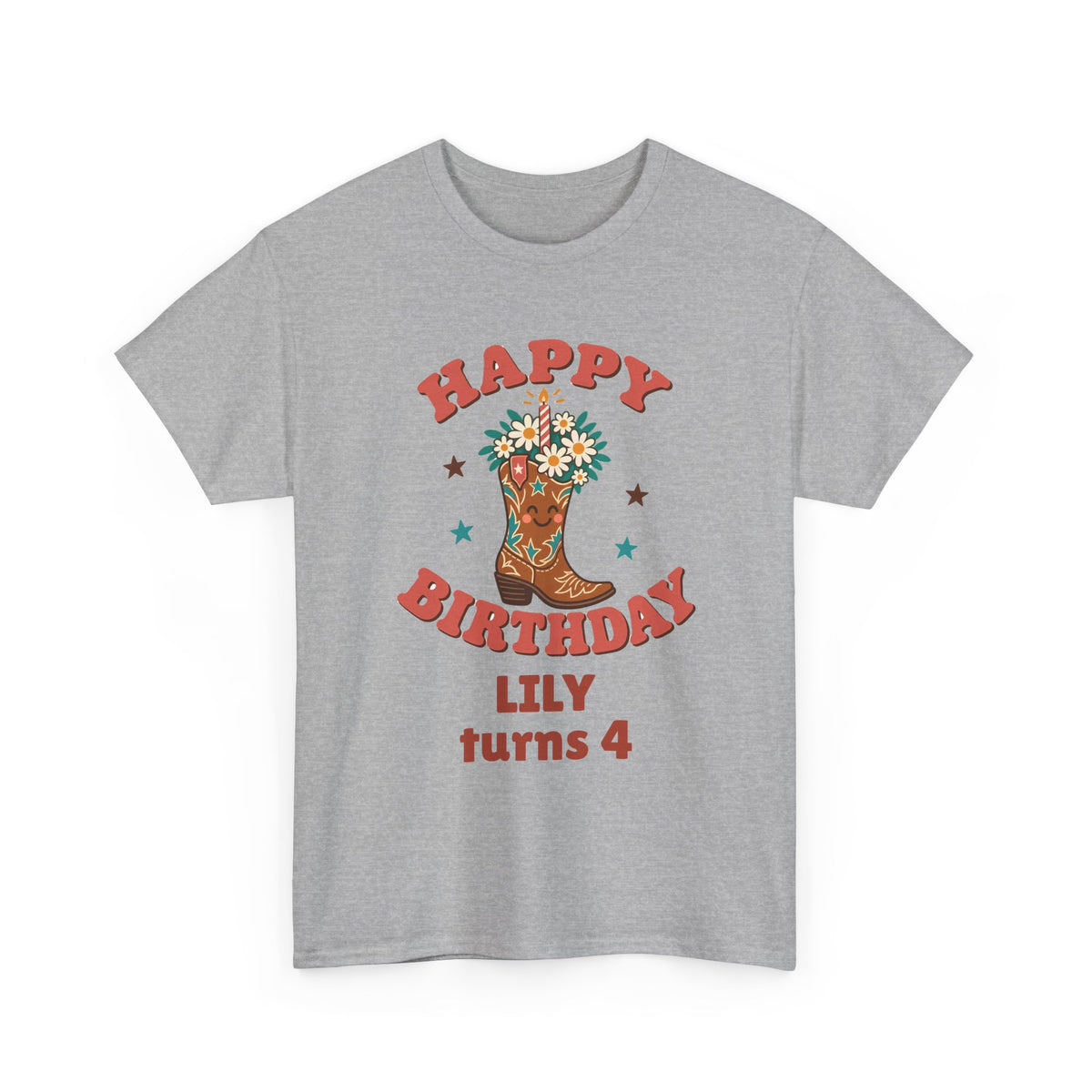 Personalized Cowgirl Birthday Shirt – Add Name & Age