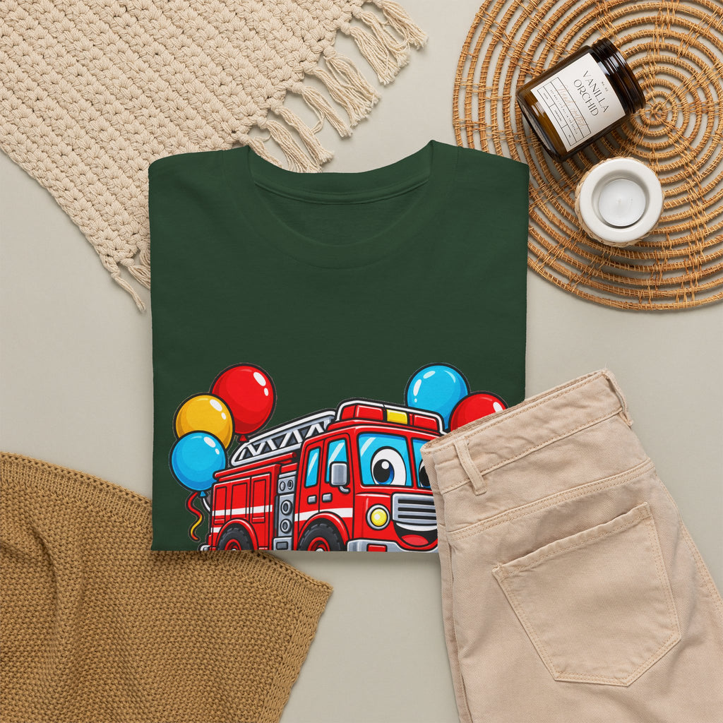 Birthday Boy Fire Truck Tee