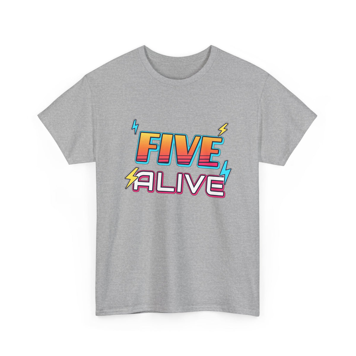 Five Alive 5th Birthday shirt – Gildan tee by Happywear