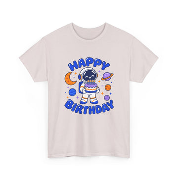 Space Astronaut Happy Birthday Tee