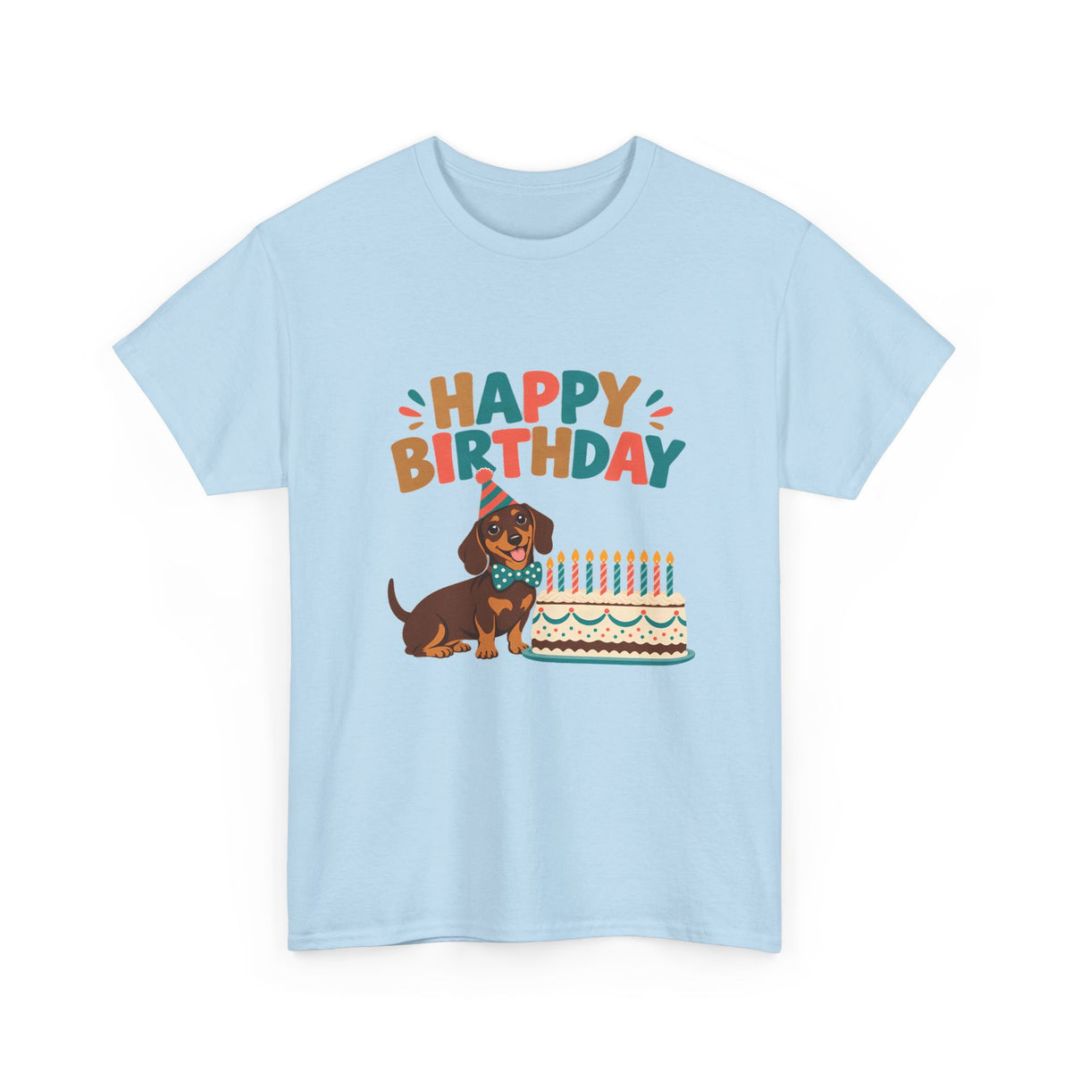 Dachshund Happy Birthday Tee