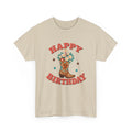Cowgirl Boot Happy Birthday shirt – Gildan tee by Happywear