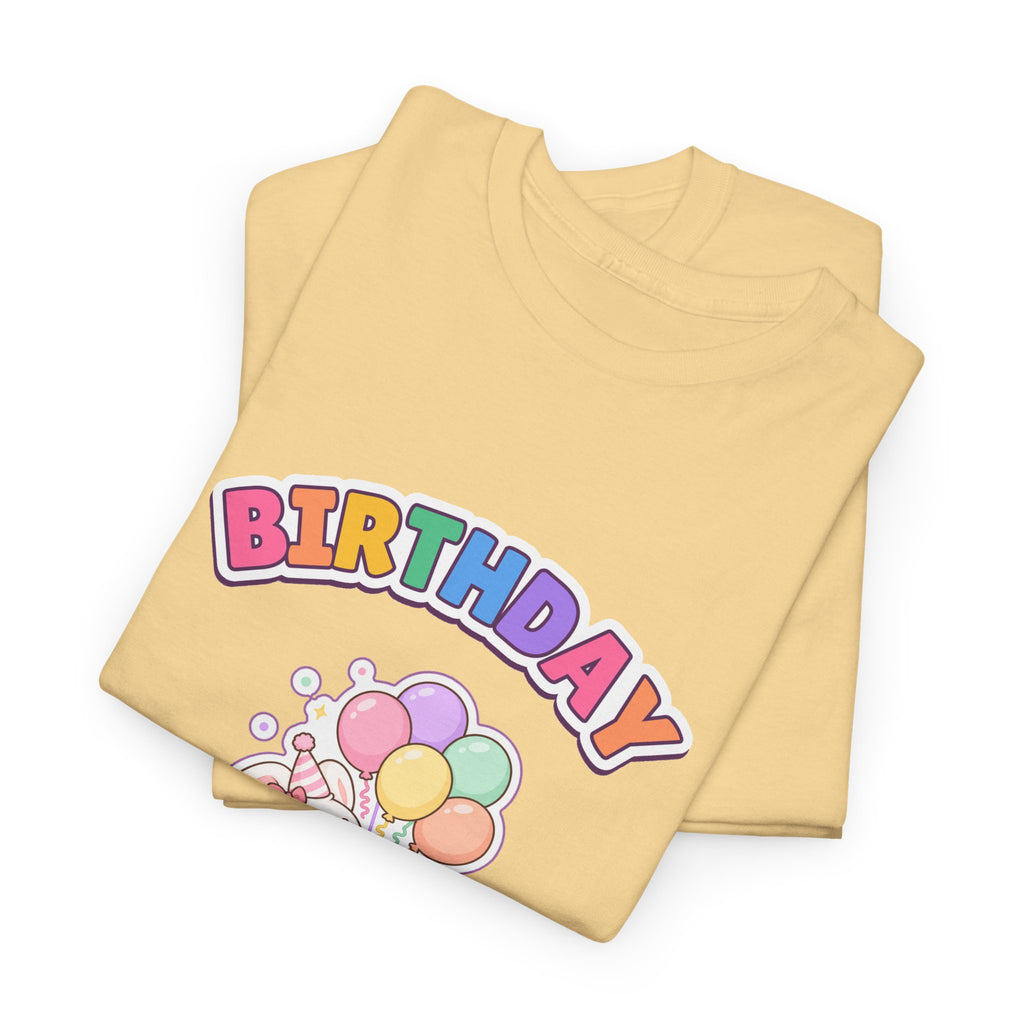 Birthday Girl Bunny birthday shirt – Gildan tee by Happywear