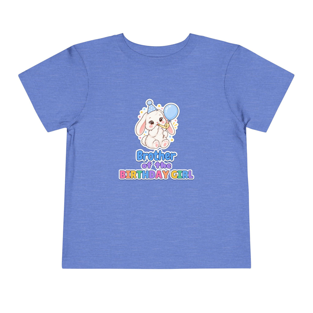 Brother of the Birthday Girl Bunny birthday shirt – toddler Gildan tee by Happywear