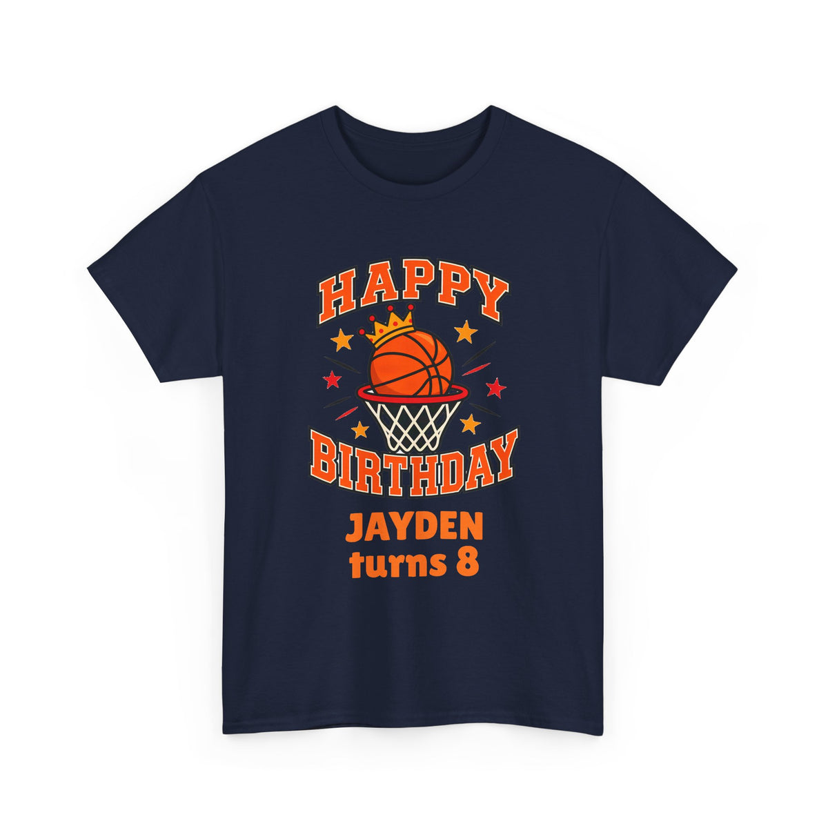 Personalized Basketball Birthday Shirt – Add Name & Age