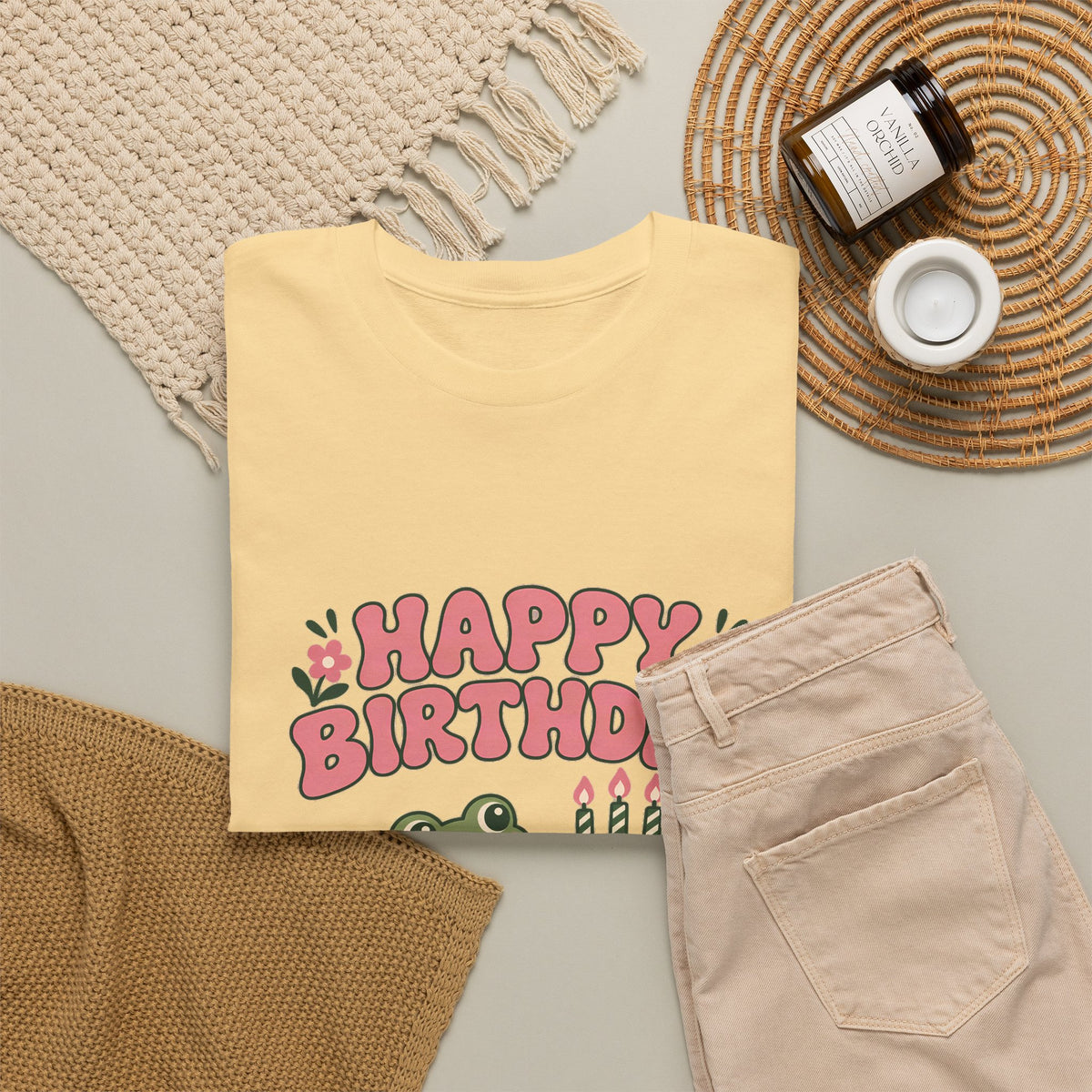 Frog Happy Birthday Tee
