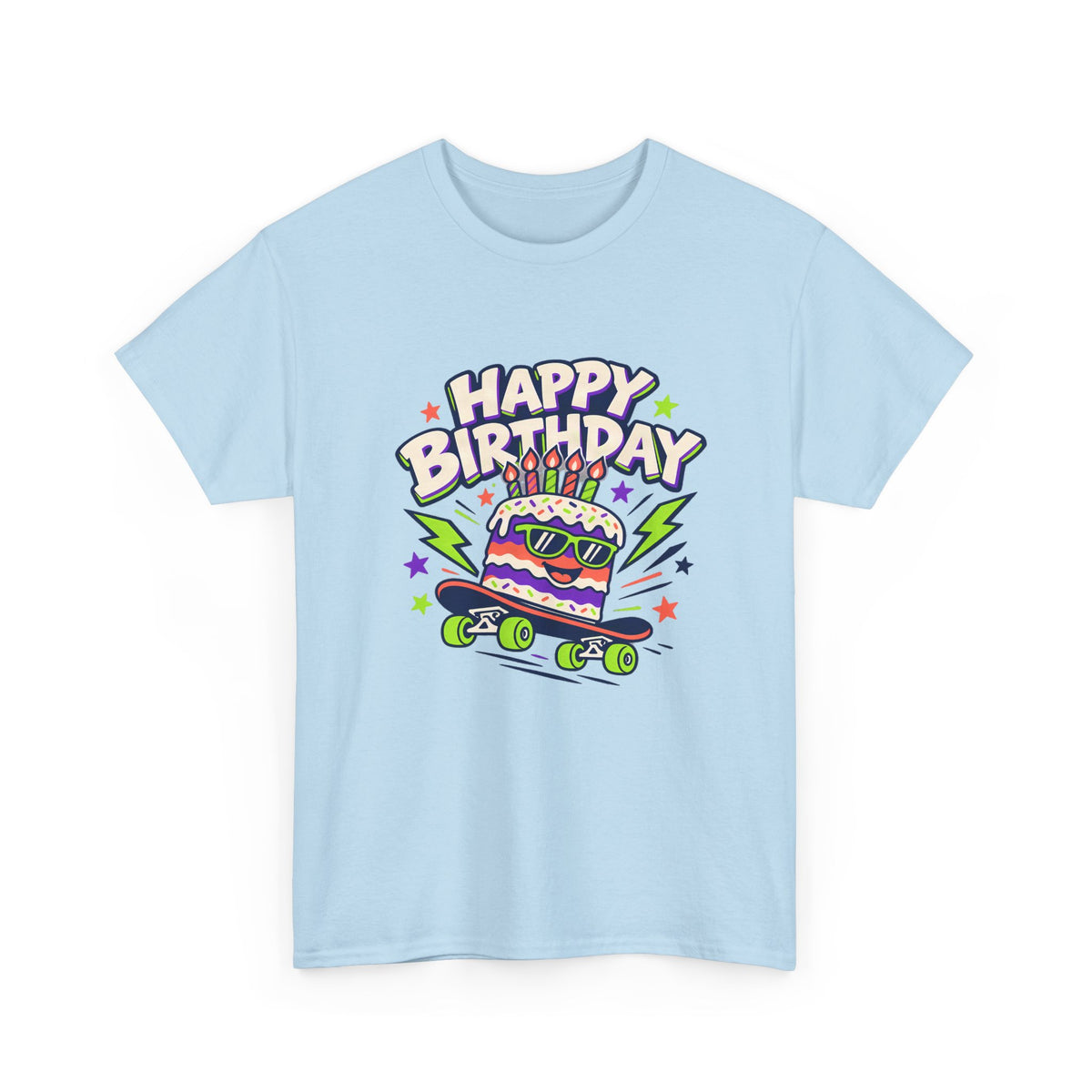 Skateboard Happy Birthday Tee