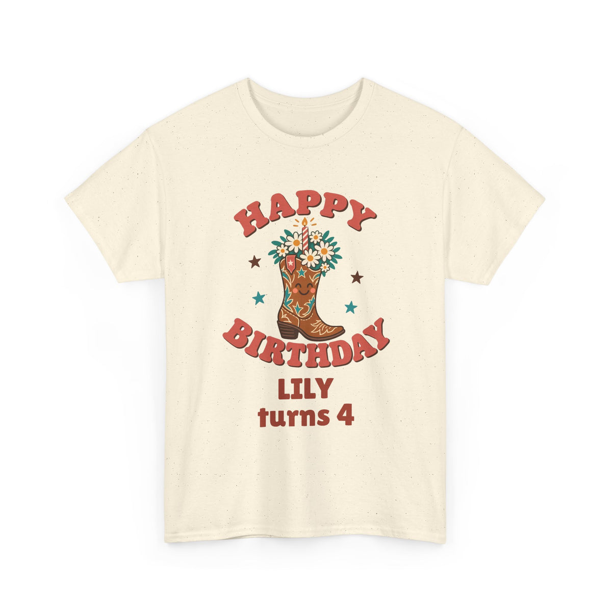 Personalized Cowgirl Birthday Shirt – Add Name & Age