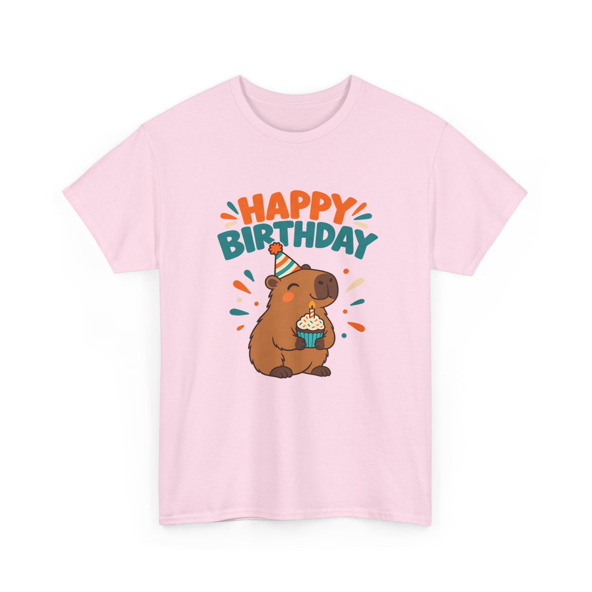 Capybara Happy Birthday Tee