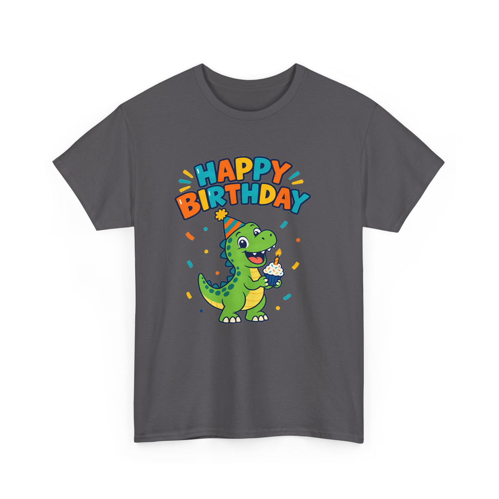 Dinosaur Party Happy Birthday Tee