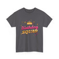 Birthday Squad Pink & Gold Crown birthday shirt – Gildan tee by Happywear