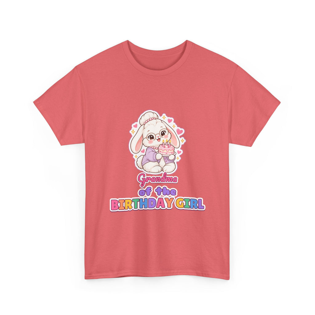 Grandma of the Birthday Girl Bunny birthday shirt – Gildan tee by Happywear