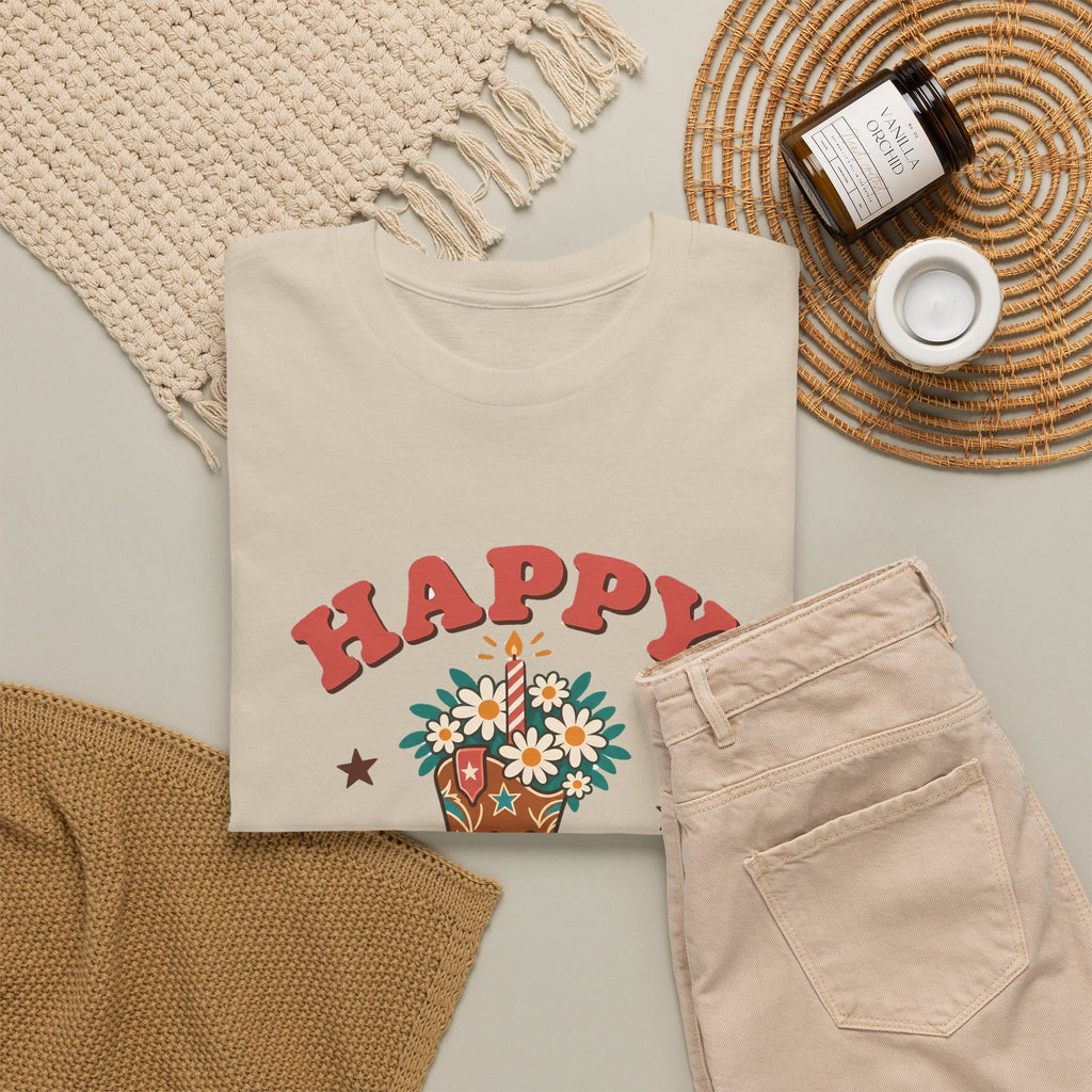 Cowgirl Boot Happy Birthday shirt – Gildan tee by Happywear