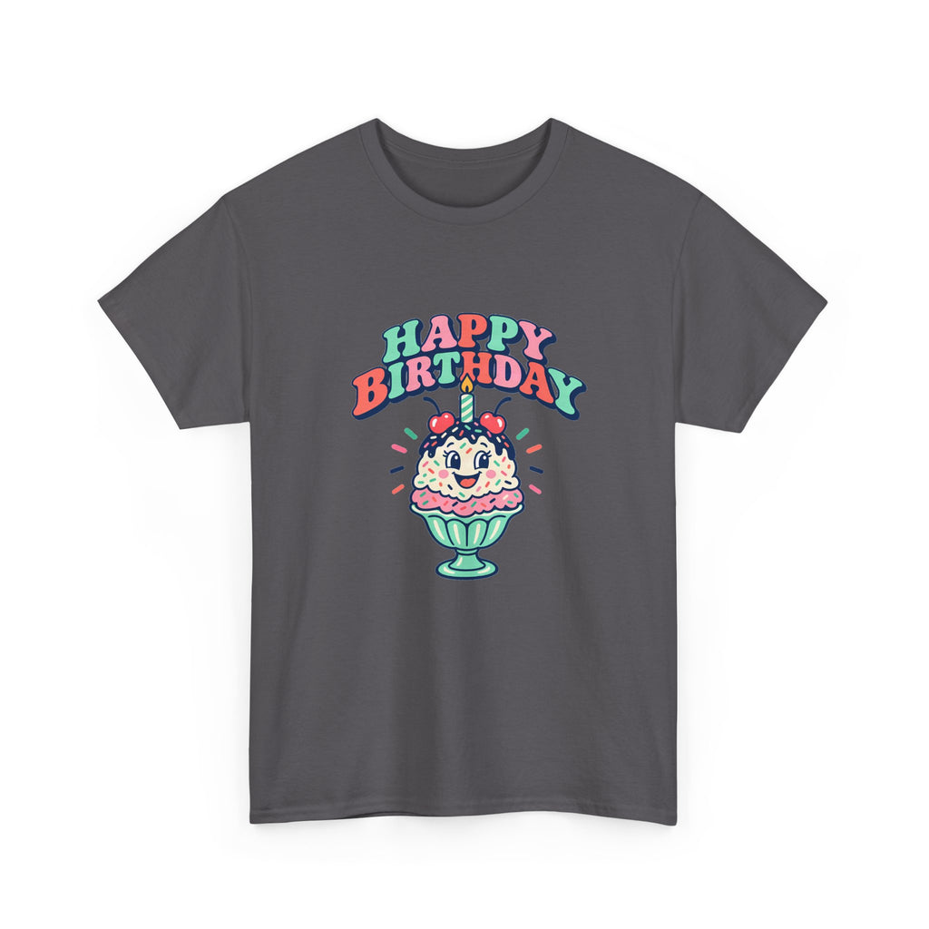 Ice Cream Happy Birthday Tee