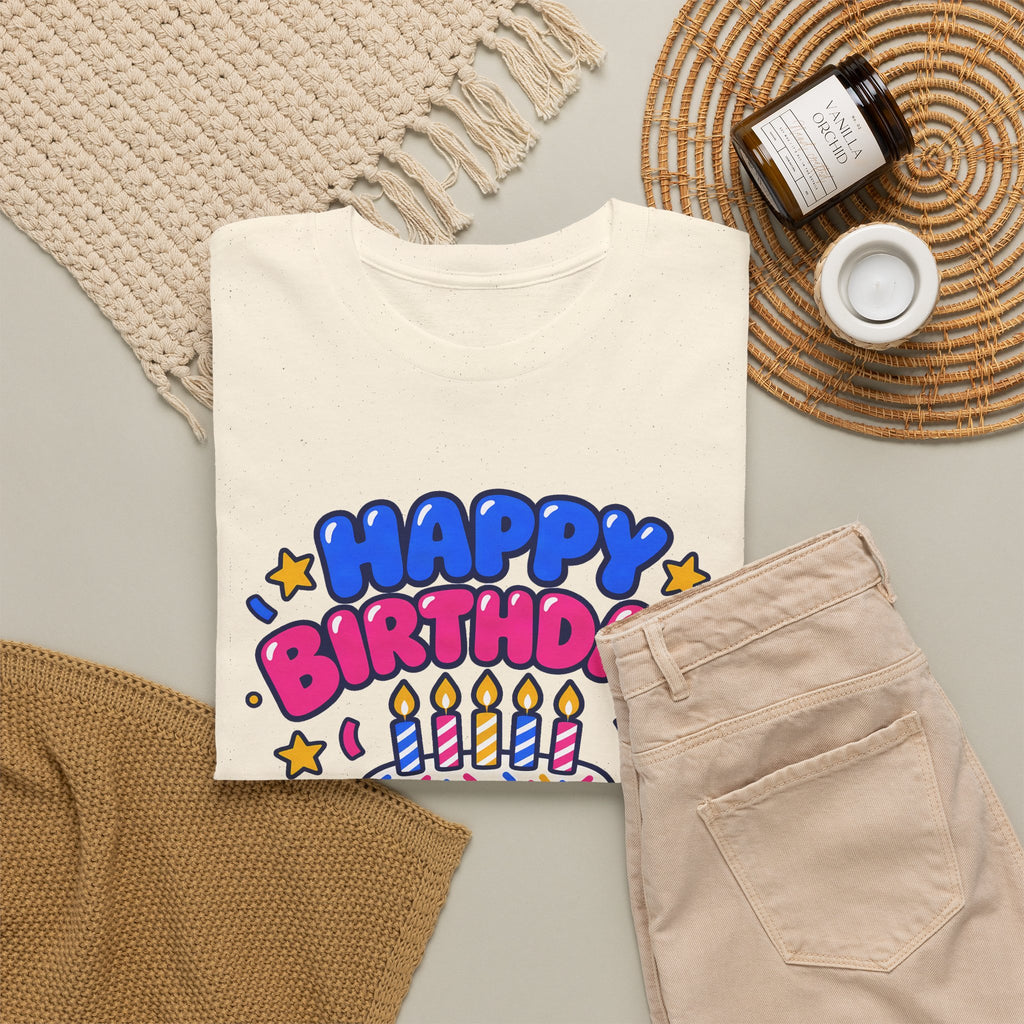 Personalized Birthday Cake Shirt – Add Name & Age