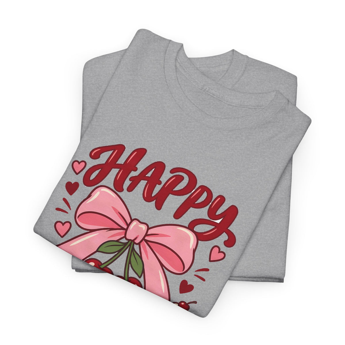 Personalized Cherry Bow Birthday Shirt – Add Name & Age