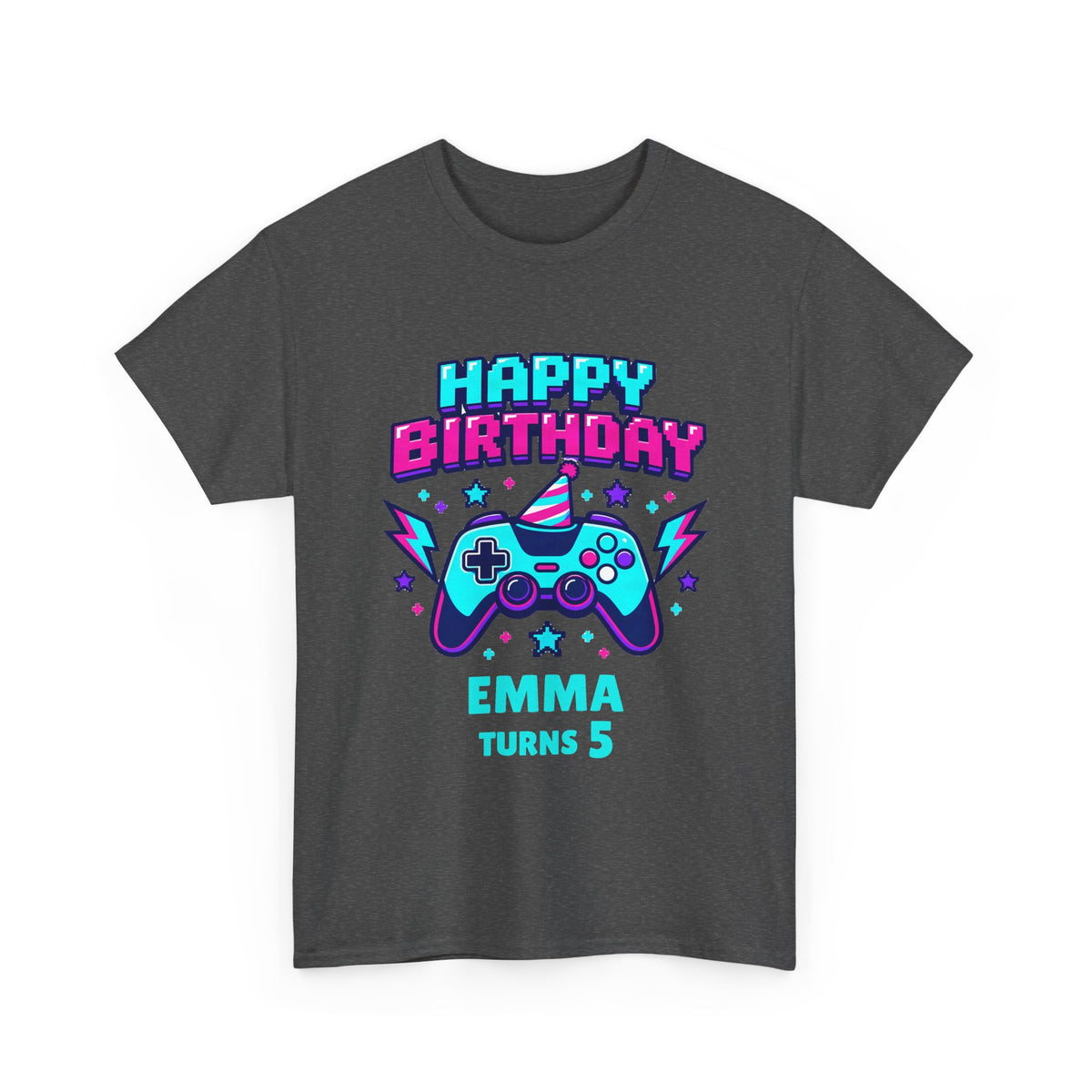 Personalized Gamer Level Up Birthday Shirt – Add Name & Age