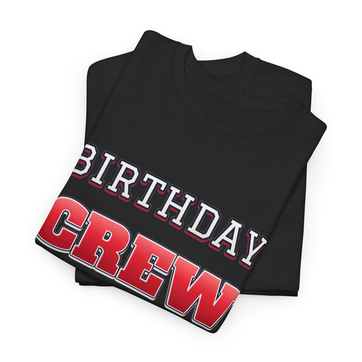 Birthday Crew Varsity Red & White birthday shirt – Gildan tee by Happywear