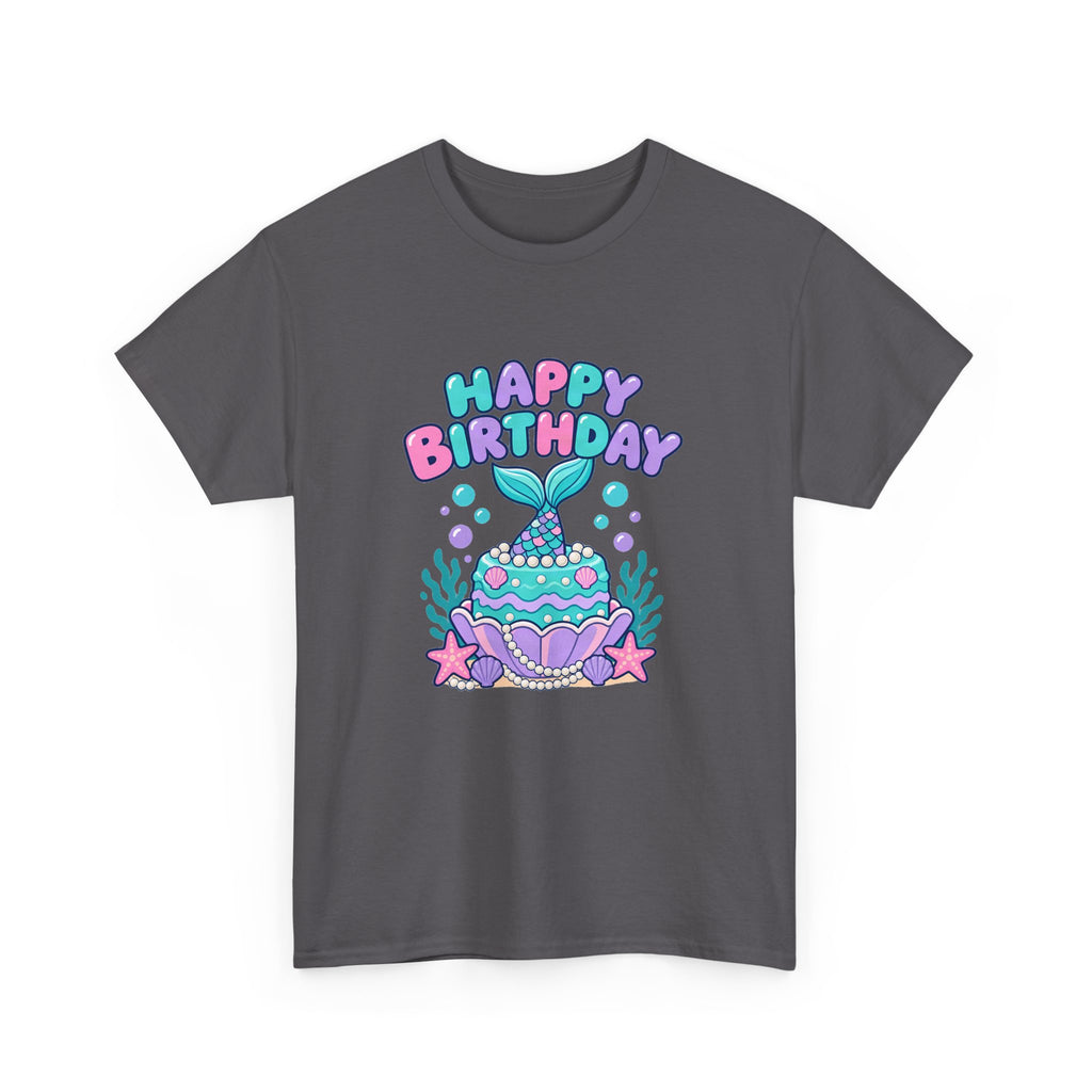 Mermaid Happy Birthday Tee