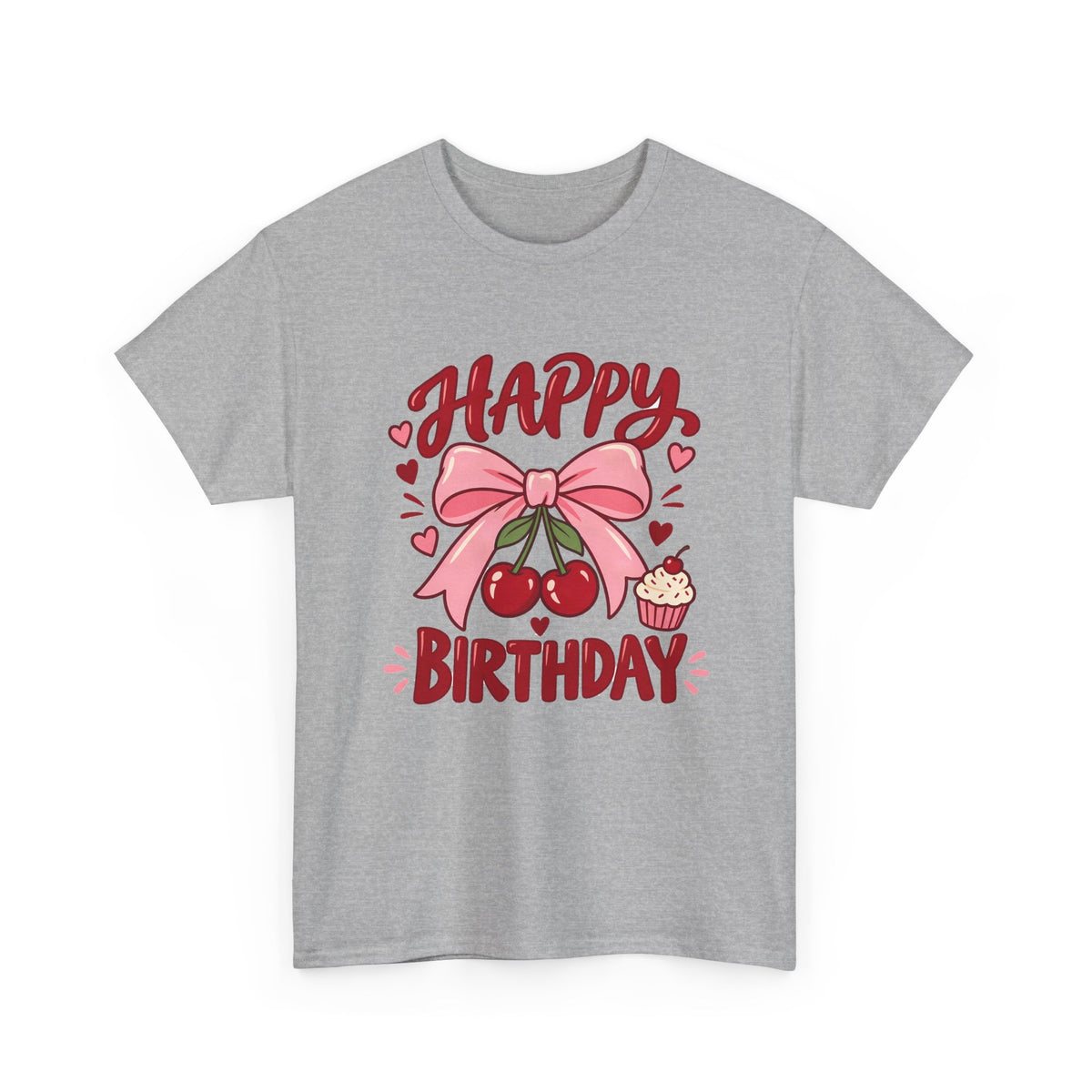 Cherry Bow Coquette Birthday shirt – Gildan tee by Happywear