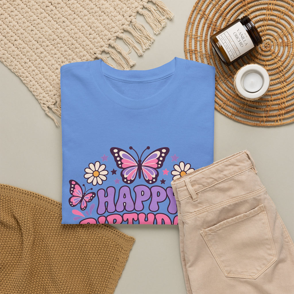 Butterfly Garden Happy Birthday Tee