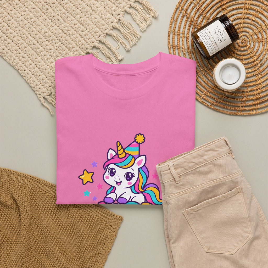 Personalized Rainbow Unicorn Birthday Shirt – Add Name & Age