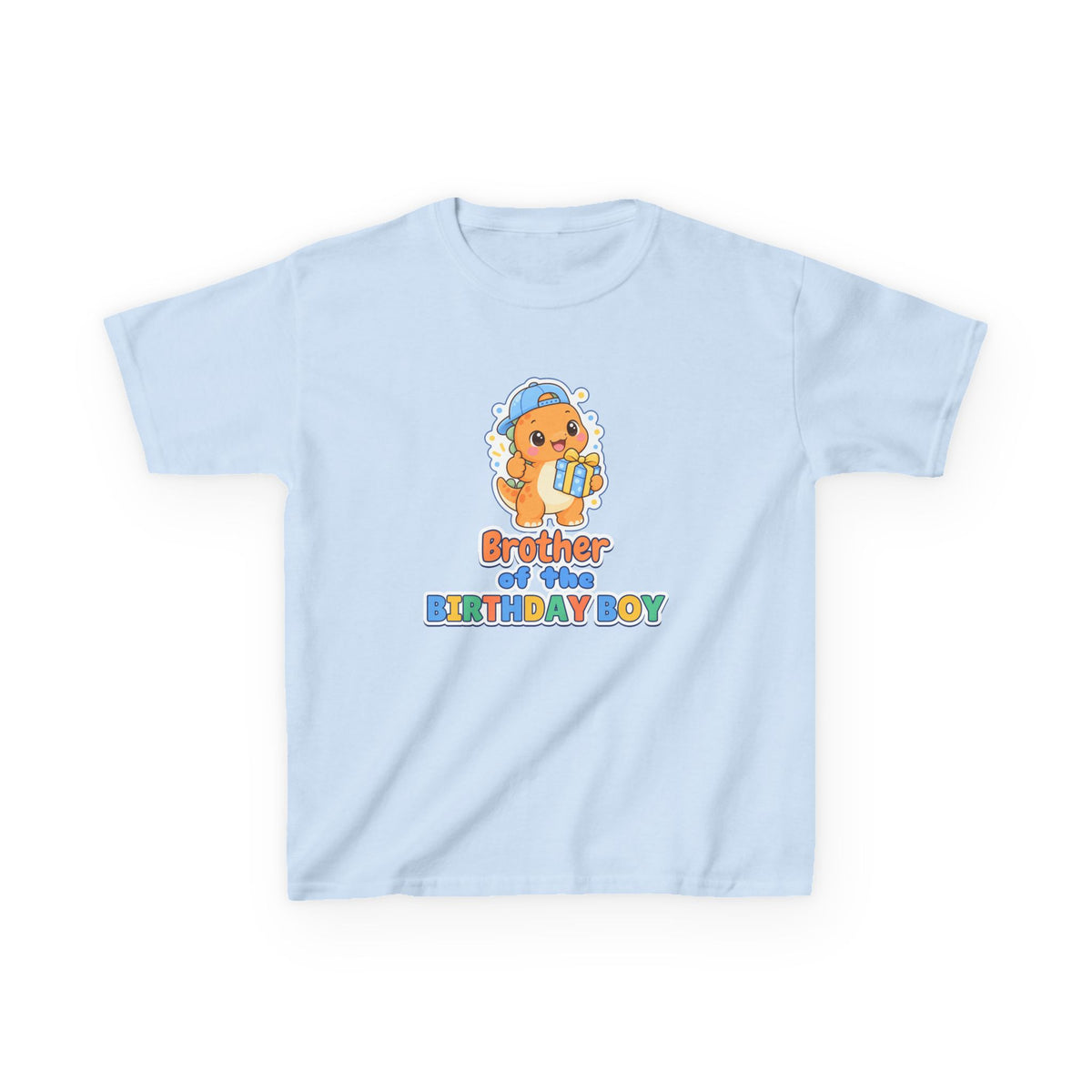 Brother of the Birthday Boy Dino birthday shirt – kids Gildan tee by Happywear