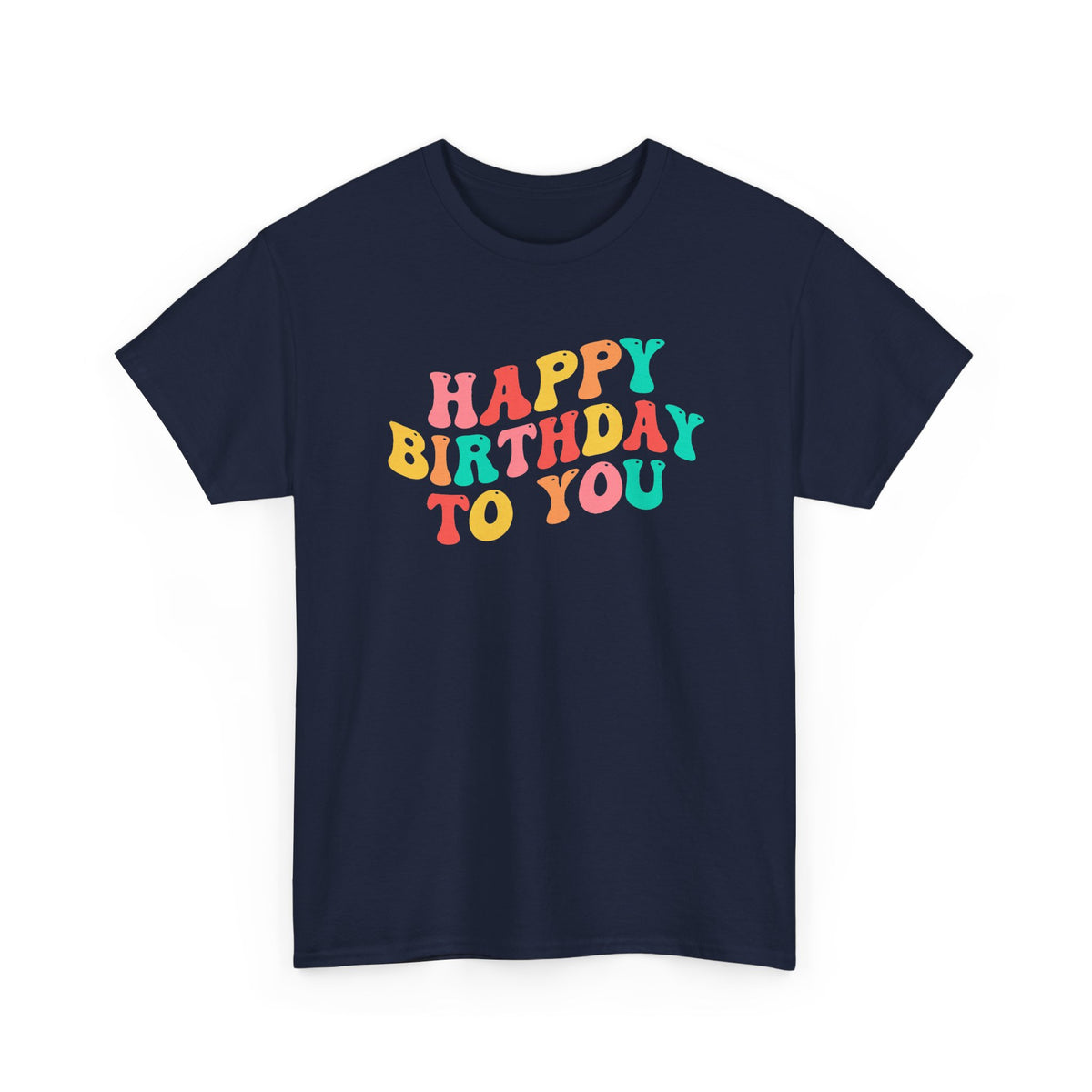 Retro Happy Birthday To You birthday shirt – Gildan tee by Happywear
