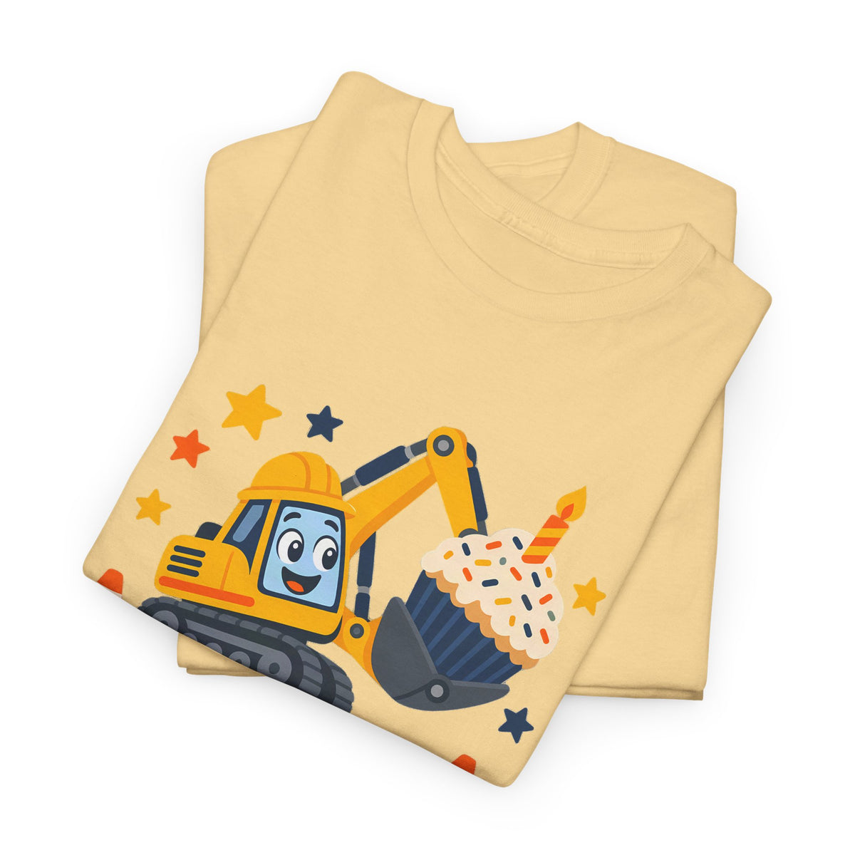 Personalized Construction Birthday Shirt – Add Name & Age