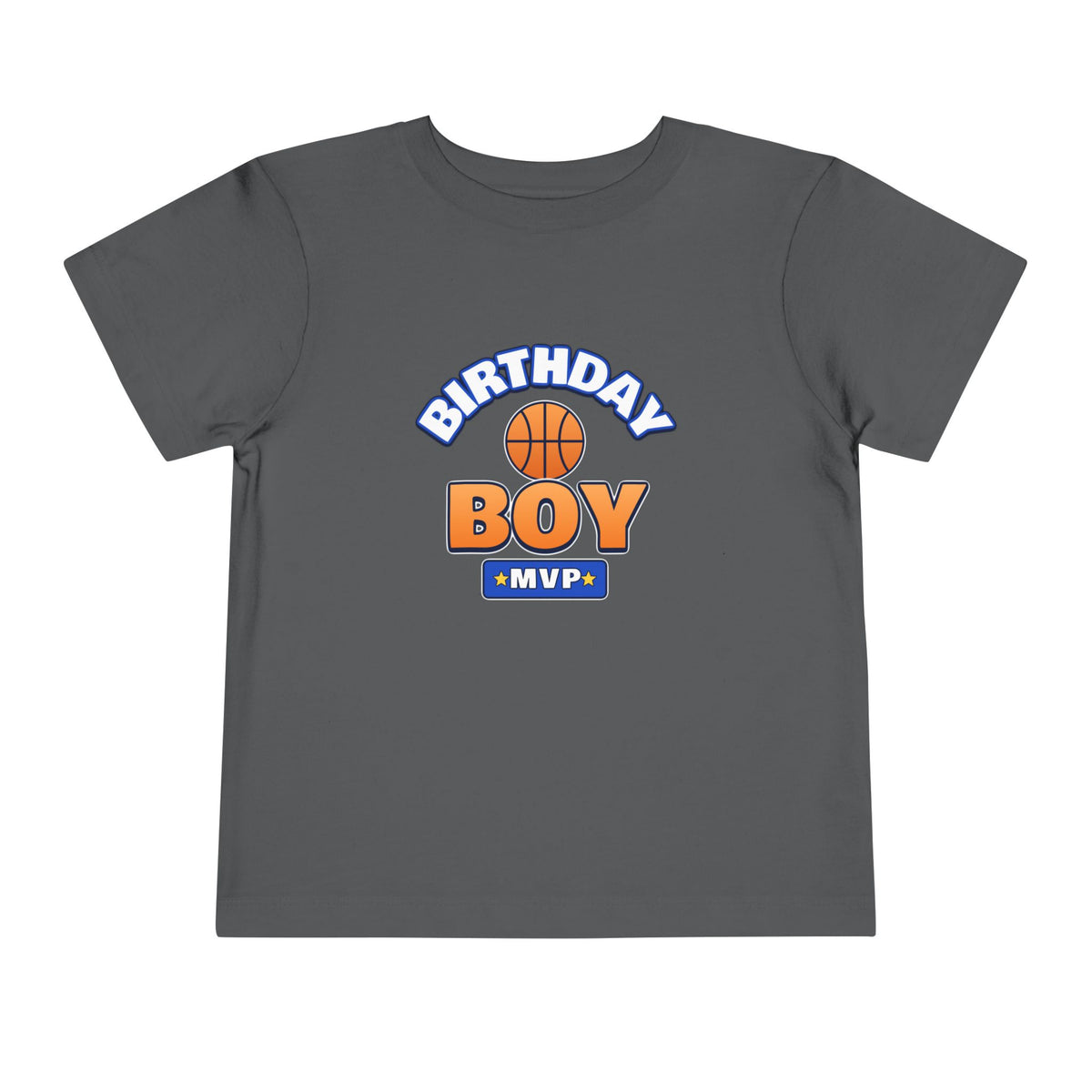 Birthday Boy MVP Basketball birthday shirt – toddler Gildan tee by Happywear