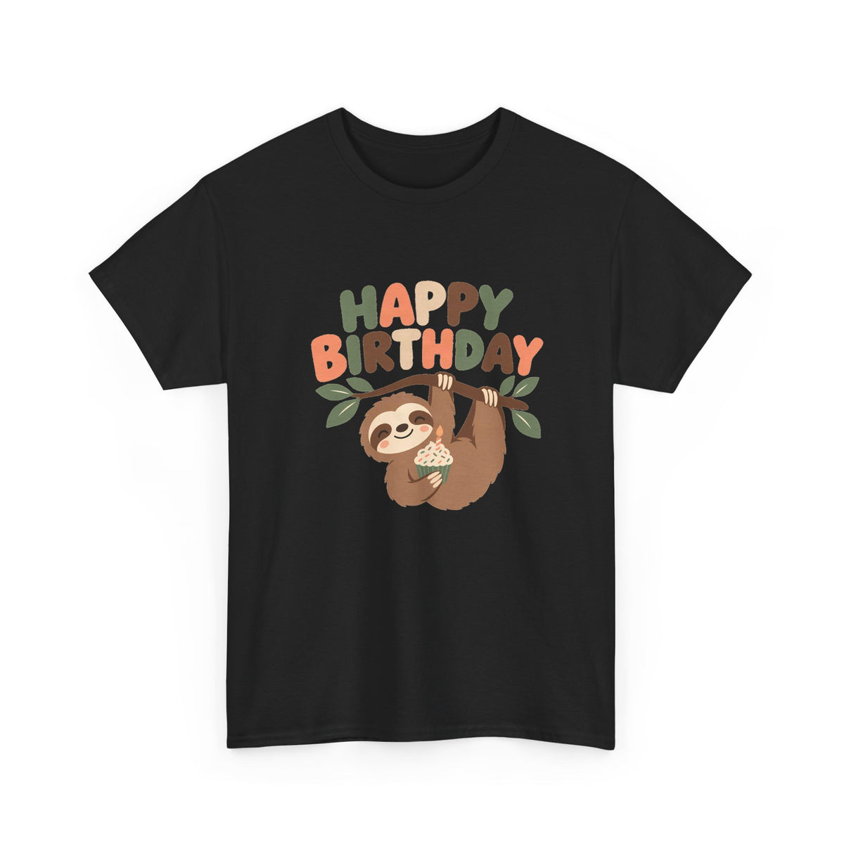 Sloth Happy Birthday Tee