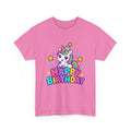 Rainbow Unicorn Happy Birthday shirt – Gildan tee by Happywear