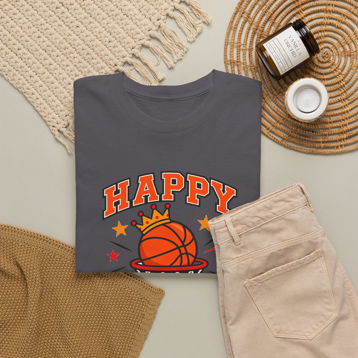 Personalized Basketball Birthday Shirt – Add Name & Age