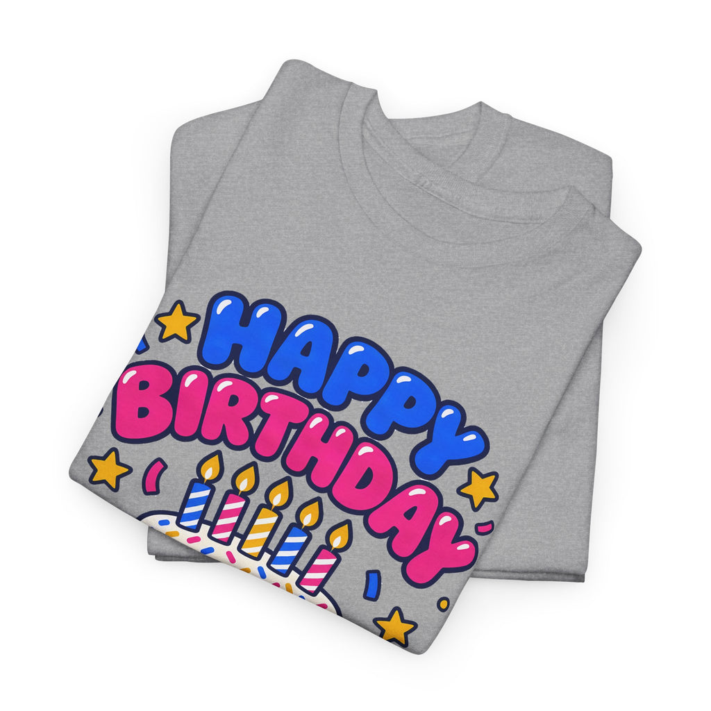 Personalized Birthday Cake Shirt – Add Name & Age