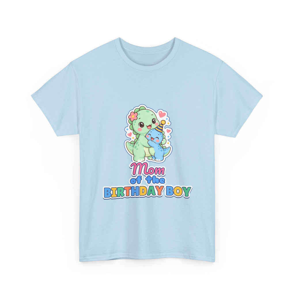 Mom of the Birthday Boy Dino birthday shirt – Gildan tee by Happywear