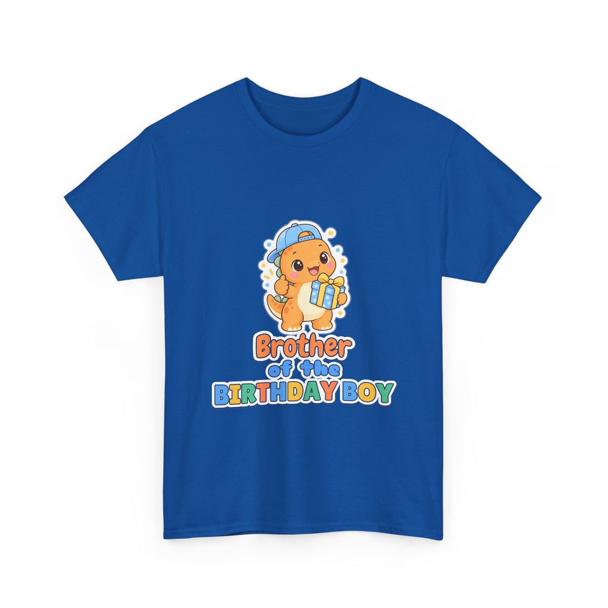 Brother of the Birthday Boy Dino birthday shirt – Gildan tee by Happywear