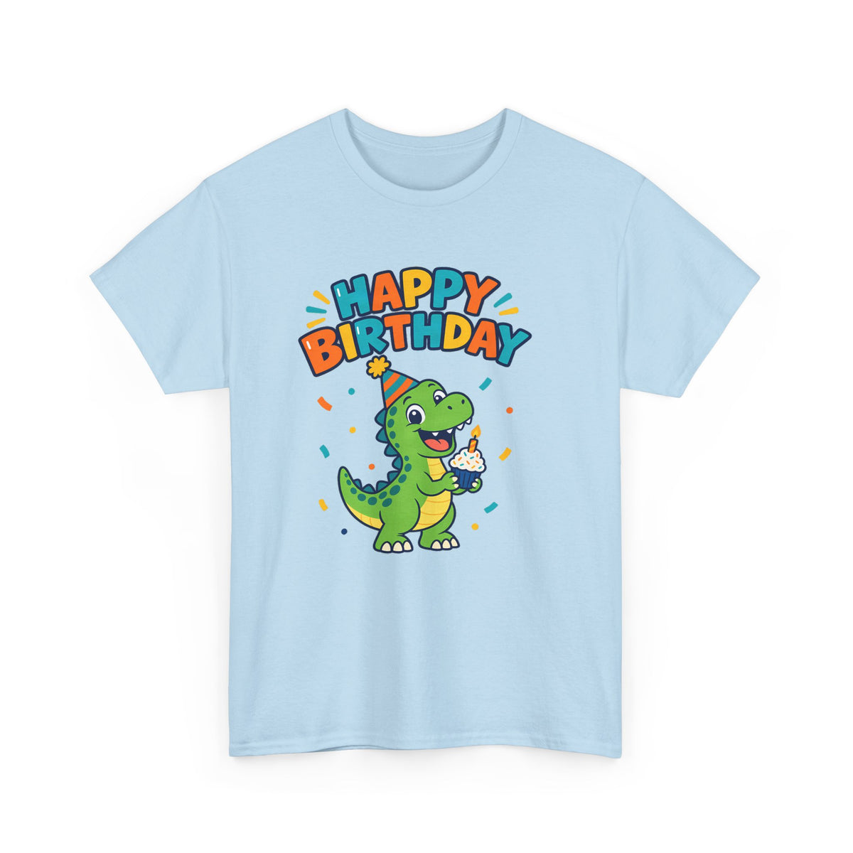 Dinosaur Party Happy Birthday Tee